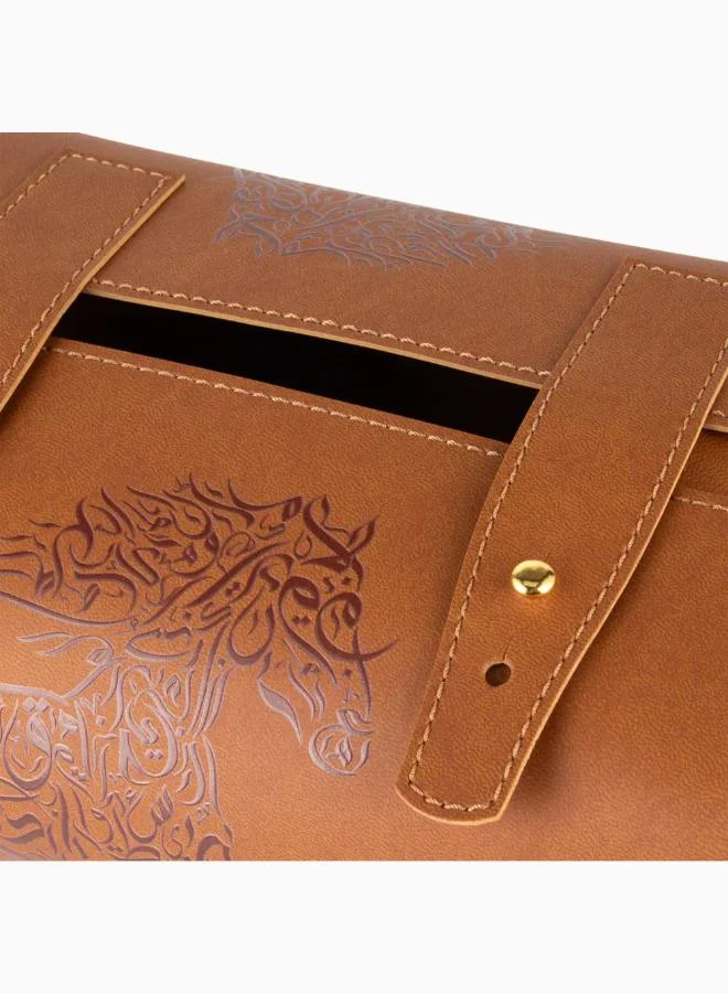 Silsal Sahara Leather Tissue Box