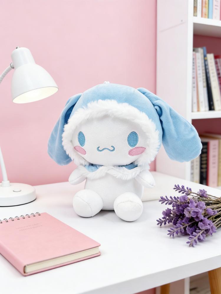 سانريو دمية سينامورول محشوة، صديقة للبشرة، لا تتساقط، لعبة مريحة للأطفال، ناعمة ولطيفة لتزيين غرفة النوم - Image 4
