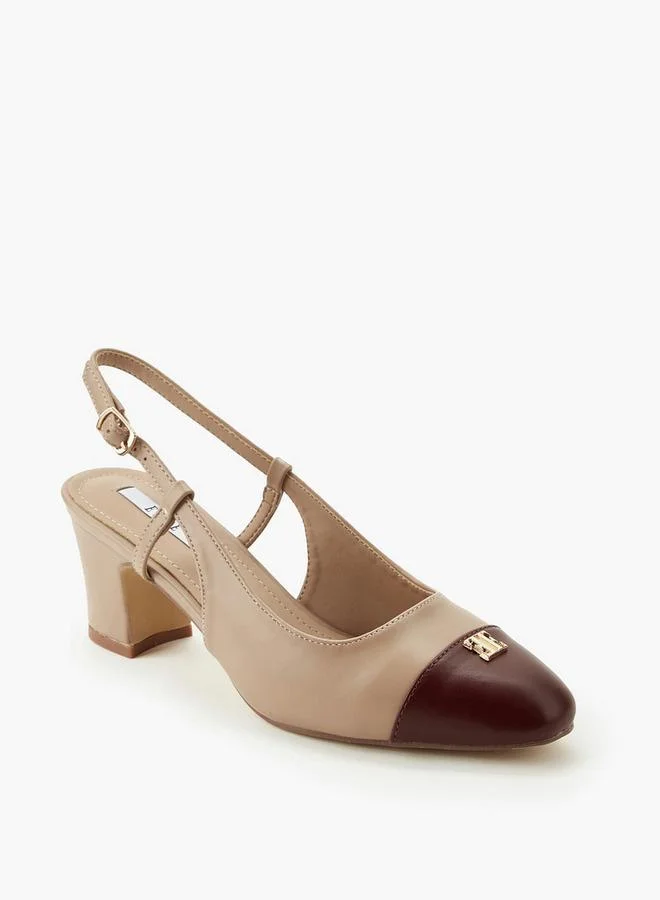 Elle Women Colourblock Block Heel Shoes