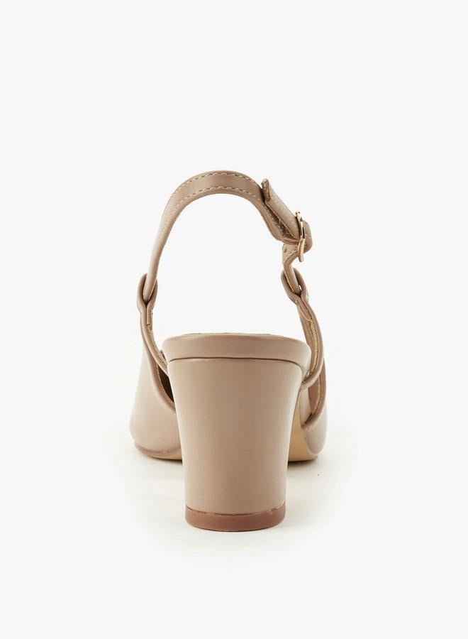 ELLE Women Colourblock Block Heel Shoes - Image 5