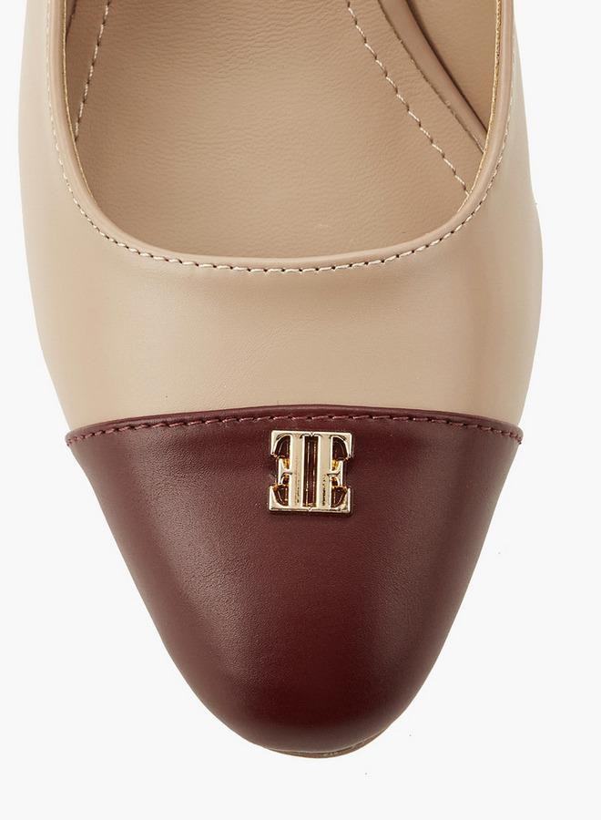 ELLE Women Colourblock Block Heel Shoes - Image 4
