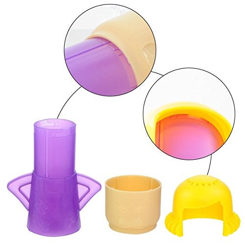 OIF Angry Mama Microwave Cleaner Angry Mom Microwave Oven Steam Cleaner Easily Cleans the Crud In Minutes. Steam Cleans With Vinegar and Water for Home or Office Kitchens-Purple - Image 2