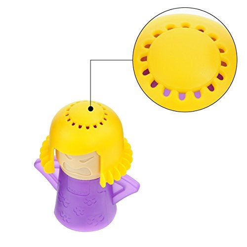 OIF Angry Mama Microwave Cleaner Angry Mom Microwave Oven Steam Cleaner Easily Cleans the Crud In Minutes. Steam Cleans With Vinegar and Water for Home or Office Kitchens-Purple - Image 4