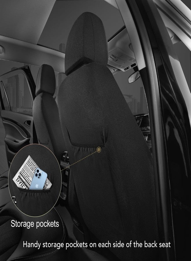 Road Comforts Car Seat Cover, Front Leather Car Seat Covers, Automotive Low Back Sport Car Seat Covers, Airbag Compatible, Universal Fit for Most Cars (Beige) - Image 3