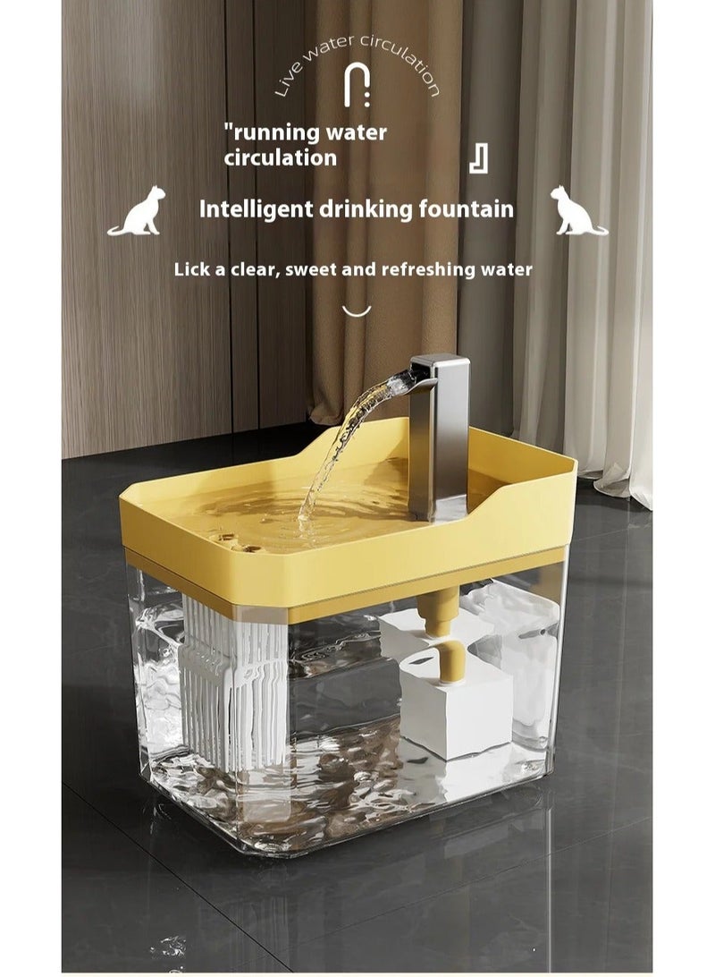 💧 Transparent Cat Water Fountain – Smart Automatic Drinking Dispenser with Ultra-Quiet Pump - Image 3