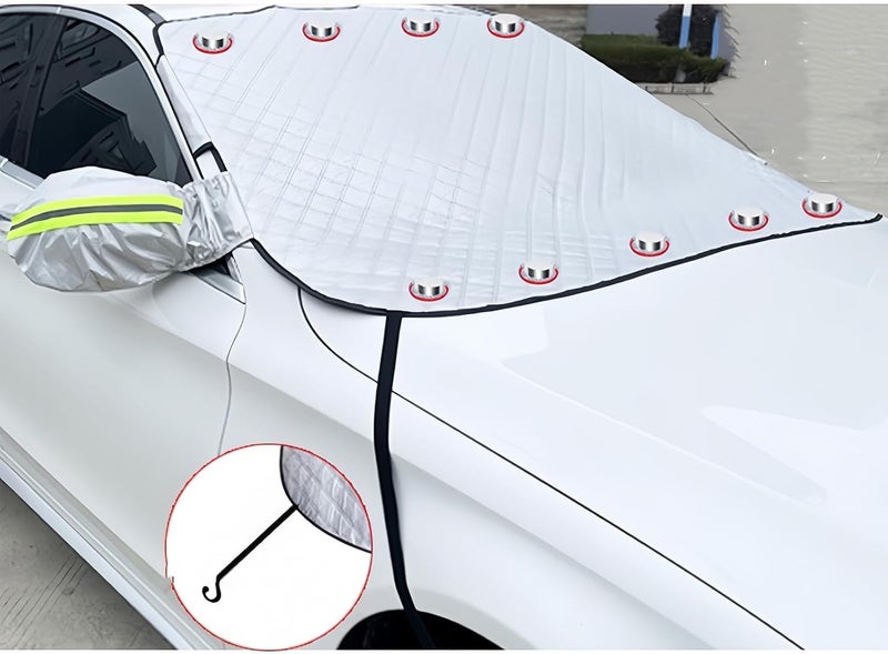 Winter Car Windshield Snow Cover for Audi RS6 2016-2018,Windshield Protector,Front Window Windshield Frost Covers,157 * 126cm - Image 3