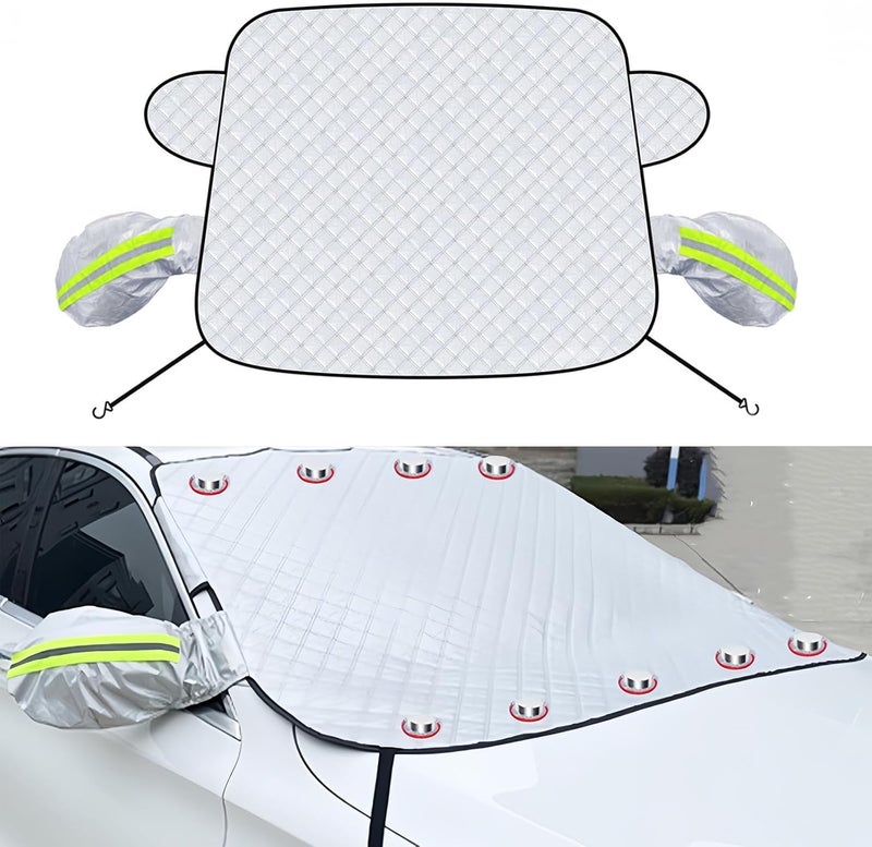 Winter Car Windshield Snow Cover for Audi RS6 2016-2018,Windshield Protector,Front Window Windshield Frost Covers,157 * 126cm - Image 1
