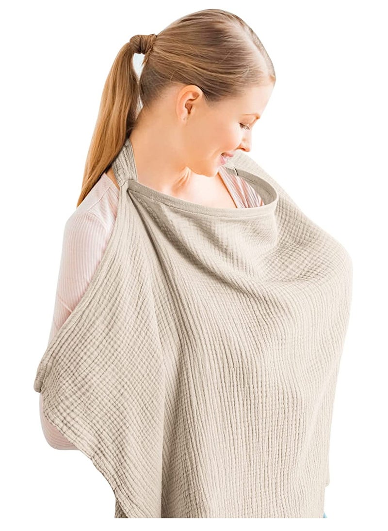 Gonice - New cotton newborn lactation apron lactation scarf shawl - Image 1