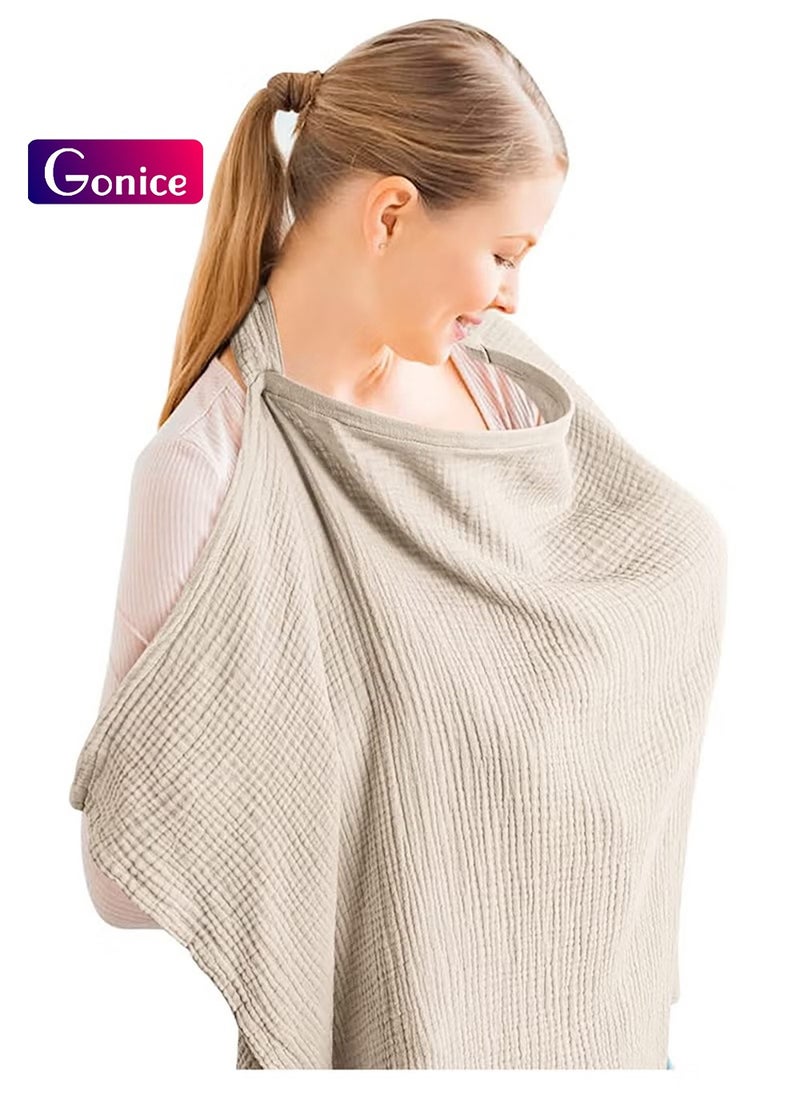Gonice - New cotton newborn lactation apron lactation scarf shawl - Image 1