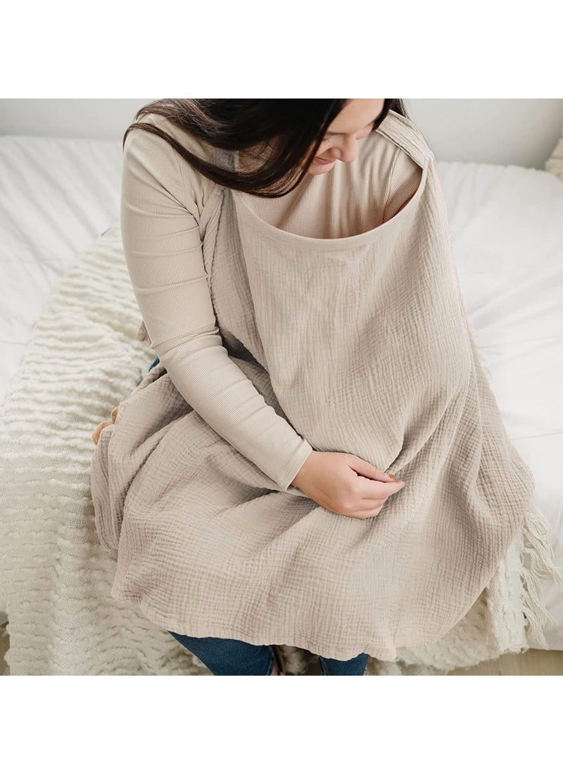 Gonice New cotton newborn lactation apron lactation scarf shawl - Image 2
