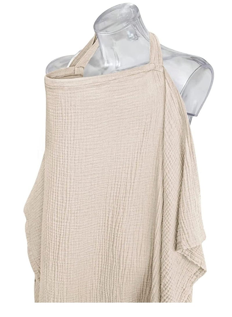 Gonice New cotton newborn lactation apron lactation scarf shawl - Image 5