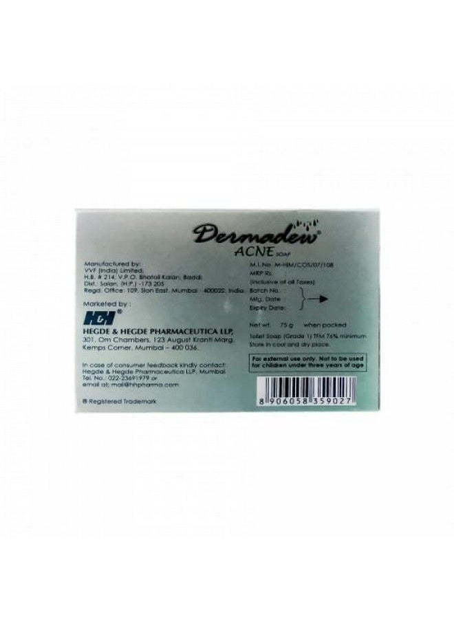 Dermadew - Acne Soap Pack Of 4 (300 G) - Image 1