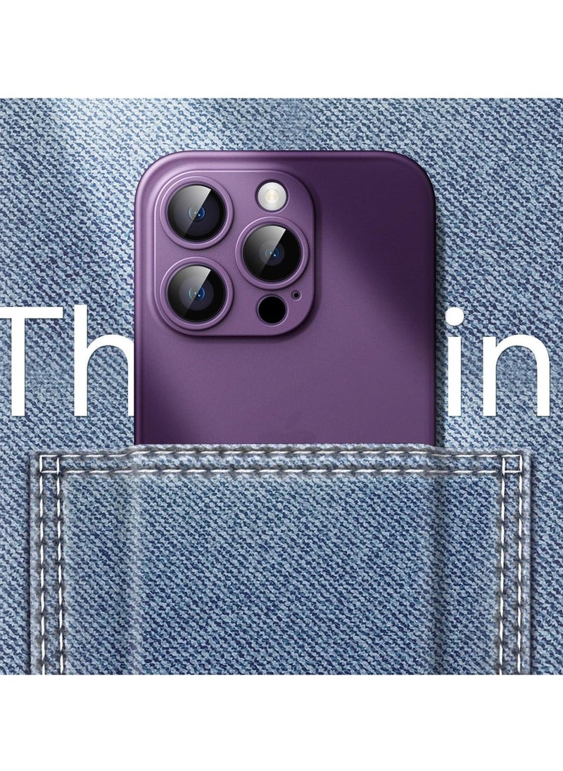 JAJEEK Ultra Slim Case for iPhone 14 Pro Max 6.7-Inch – 0.35mm Thin Lightweight Matte Finish PP Hard Minimalist Case, Full Camera Lens Protection, Supports Wireless Charging, Premium Slim Fit Cover - Image 2