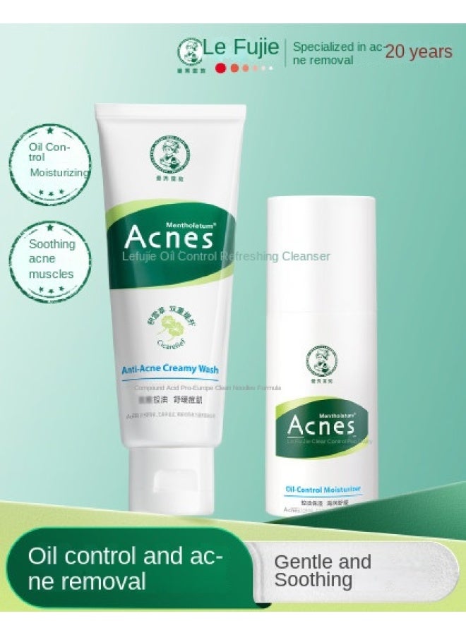 mentholatum Le Fu Jie Acne Control & Oil-free Cleansing Toner Set, Teen Skincare For Hydration & Freshness In Adolescence - Image 2