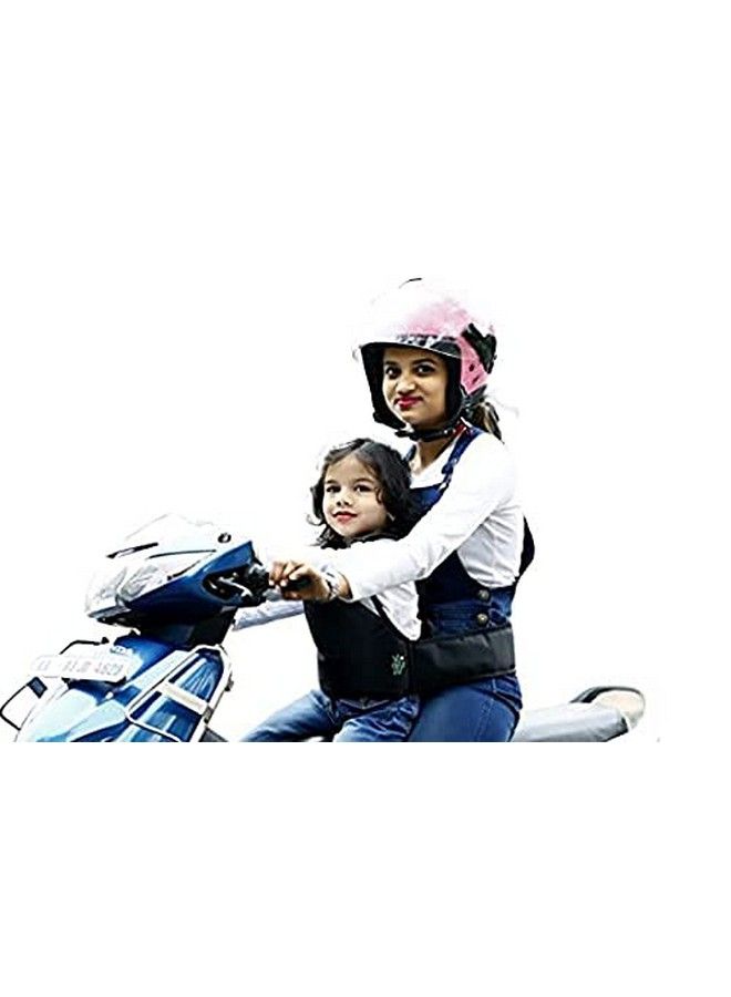 Kidsafe Belt Two Wheeler Child Safety Belt 100% Organic Cotton Checks - Image 5