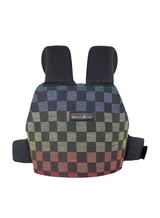 Kidsafe Belt Two Wheeler Child Safety Belt 100% Organic Cotton Checks - Image 1