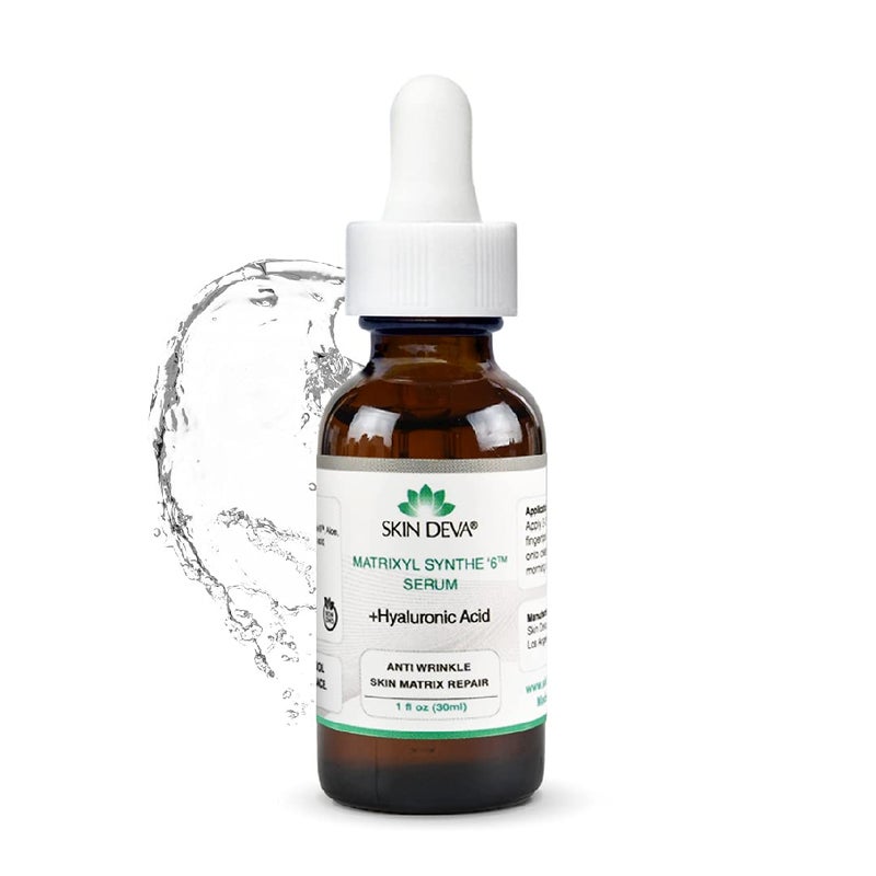 SKIN DEVA Matrixyl Synthe 6 Hyaluronic Acid Serum Anti Aging Serum Facial Serum Shrinks Pores and Keeps Skin Hydrated - Image 1
