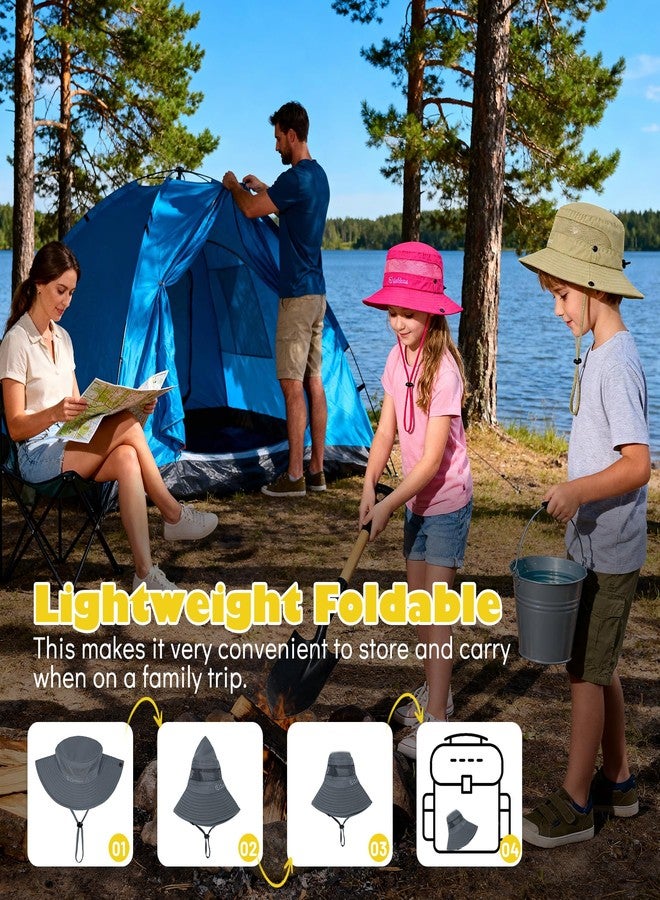 زاندو قبعة شمسية للأولاد من زاندو، قطعتان، مناسبة للأنشطة الخارجية، حماية من الأشعة فوق البنفسجية 50+، قابلة للتعديل، سريعة الجفاف، جيدة التهوية، مقاومة للرياح والماء، حافة عريضة، شبكية، لون أزرق سماوي، مناسبة للأطفال من 5 إلى 13 سنة - Image 4