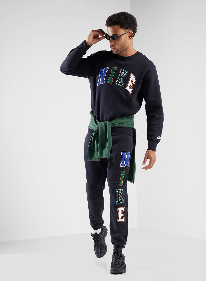 Nike Sportswear Club Men's Fleece Cuffed Trousers - Image 2