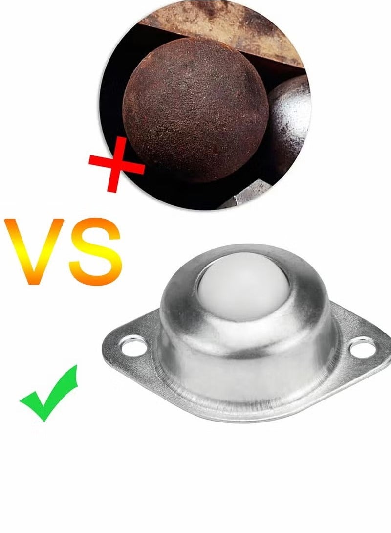 8 عبوات من محامل نقل الكرة الدوارة، كرات الخروع العالمية مع النايلون المستخدمة لمعدات الحامل ونظام النقل، سعة تحميل 44 رطلًا - Image 4