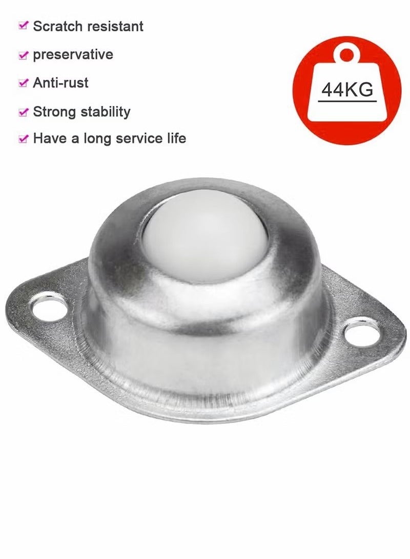 8 عبوات من محامل نقل الكرة الدوارة، كرات الخروع العالمية مع النايلون المستخدمة لمعدات الحامل ونظام النقل، سعة تحميل 44 رطلًا - Image 2