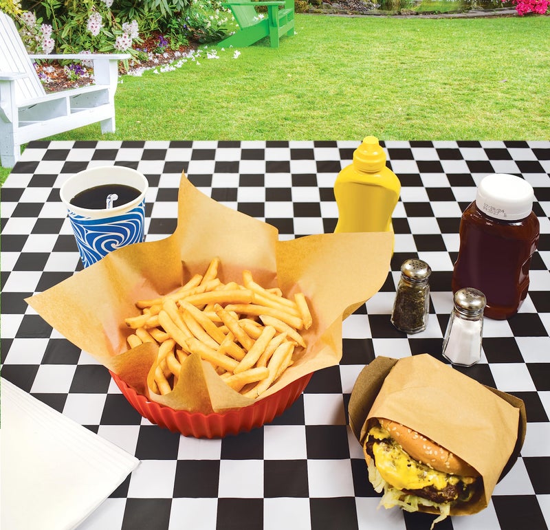 Better Kitchen Products Kraft Paper Deli Sheets, 12" x 12", Greaseproof Food Basket Liner Sheets, Pre-cut Sandwich Wrappers, Naturally Grease Proof Food Mats, (200) - Image 3