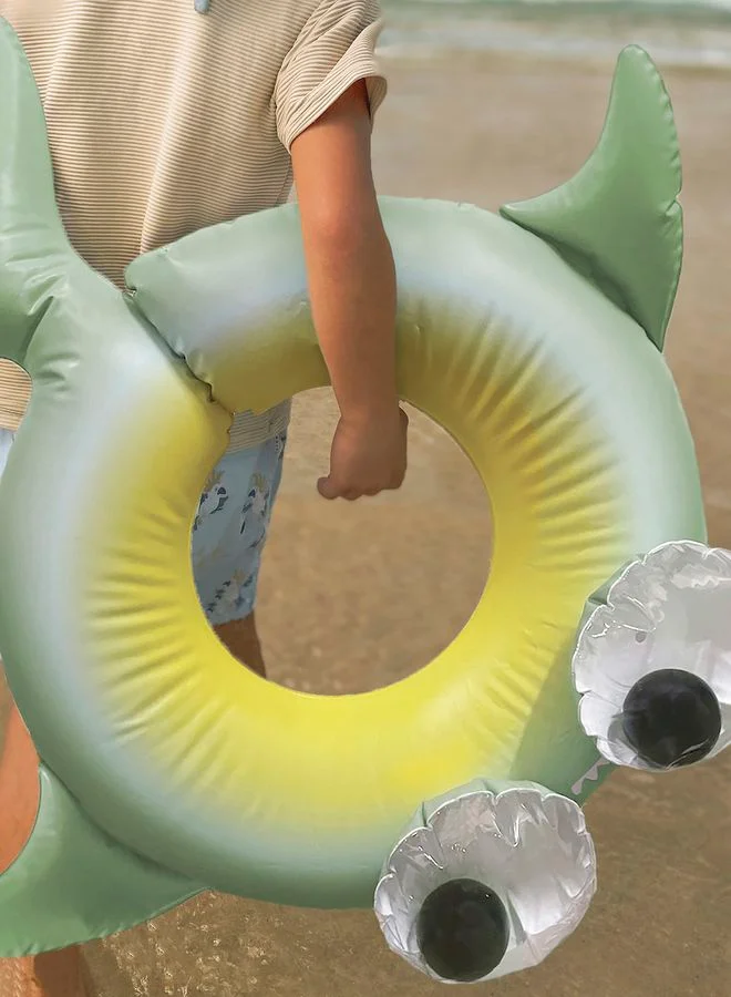 SUNNY LIFE Shark Tribe Khaki Kiddy Pool Ring