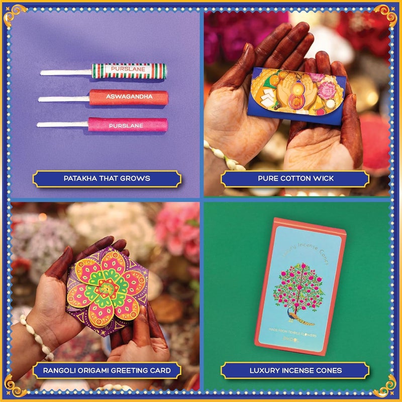 PHOOL LUXURY INCENSE صندوق هدايا تهاني ديوالي من فهول - Image 4
