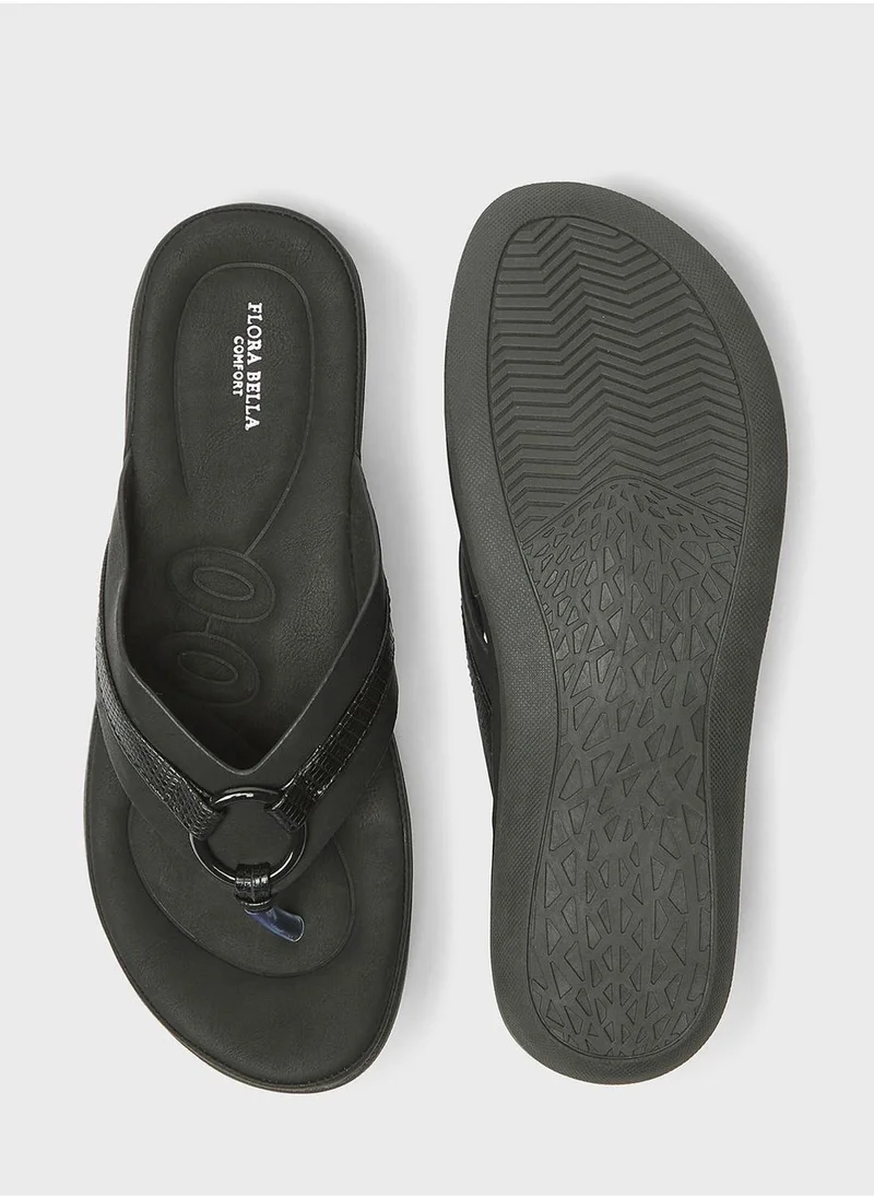 shoexpress Single Strap Flat Sandals