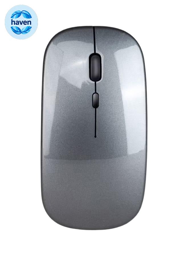 هافن 600.0 mAh الماوس اللاسلكي القابل لإعادة الشحن رمادي - Image 1
