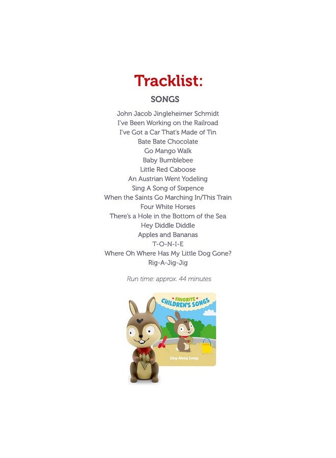 Tonies أغاني الأطفال المفضلة من تونيس: تمثال لعبة صوتية لأغاني الغناء معًا - Image 4