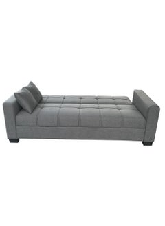 SILA Modern Three Seater Sofa Cum Bed Sleeping Fabric  Sofa Bed Modern Design Living Room Sofa Sila-S399 Grey 180x110x75  - Image 2