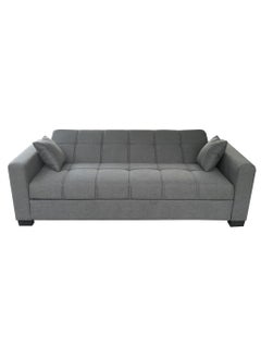 SILA Modern Three Seater Sofa Cum Bed Sleeping Fabric  Sofa Bed Modern Design Living Room Sofa Sila-S399 Grey 180x110x75  - Image 3