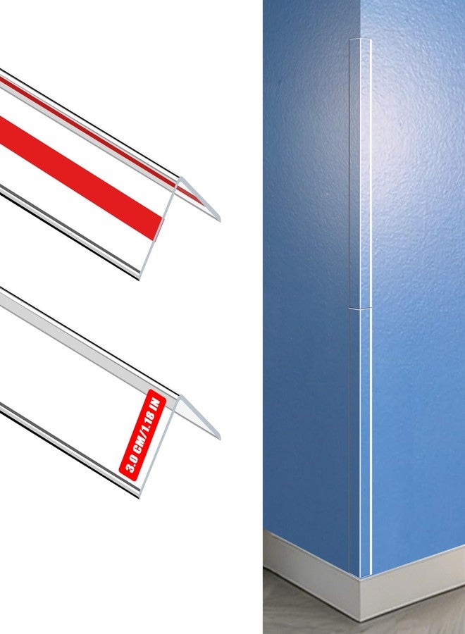 Frychee Clear Corner Protectors - Self-Adhesive Baby Proofing Safety Bumpers for Walls, Furniture, Cabinets & Desks - Freely Spliced to Meet Your Needs(2PCS, 3x40.6cm/1.18x16in) - Image 1