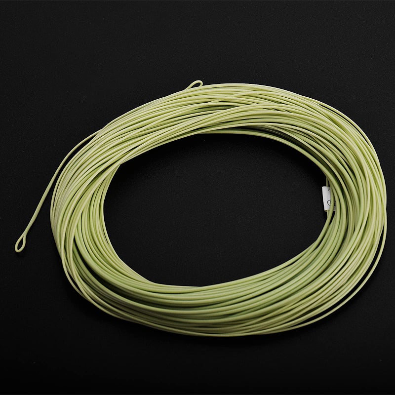 SF WF5F 100FT Fly Fishing Line Weight Forward Floating Fly Line for Fly Fishing Double Welded Loops Moss Green - Image 5