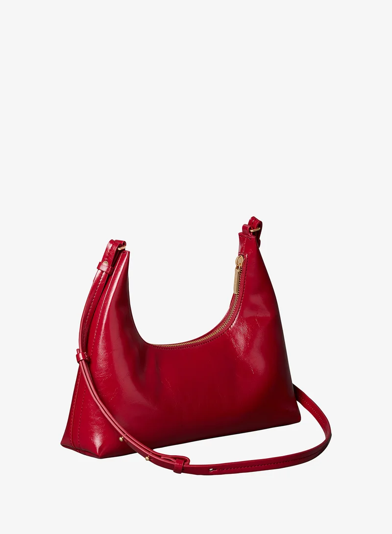 Calvin Klein  Foil Logo Glossy Shoulder Bag for Women | Best Price UAE