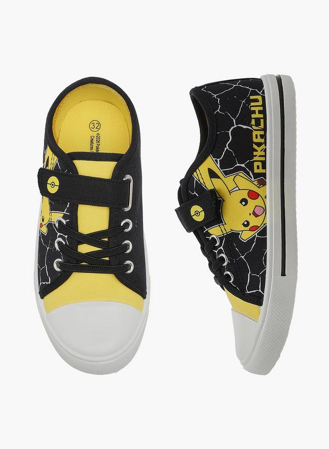 Pokemon Boys Hook & Loop Ankle Sneakers - Image 1