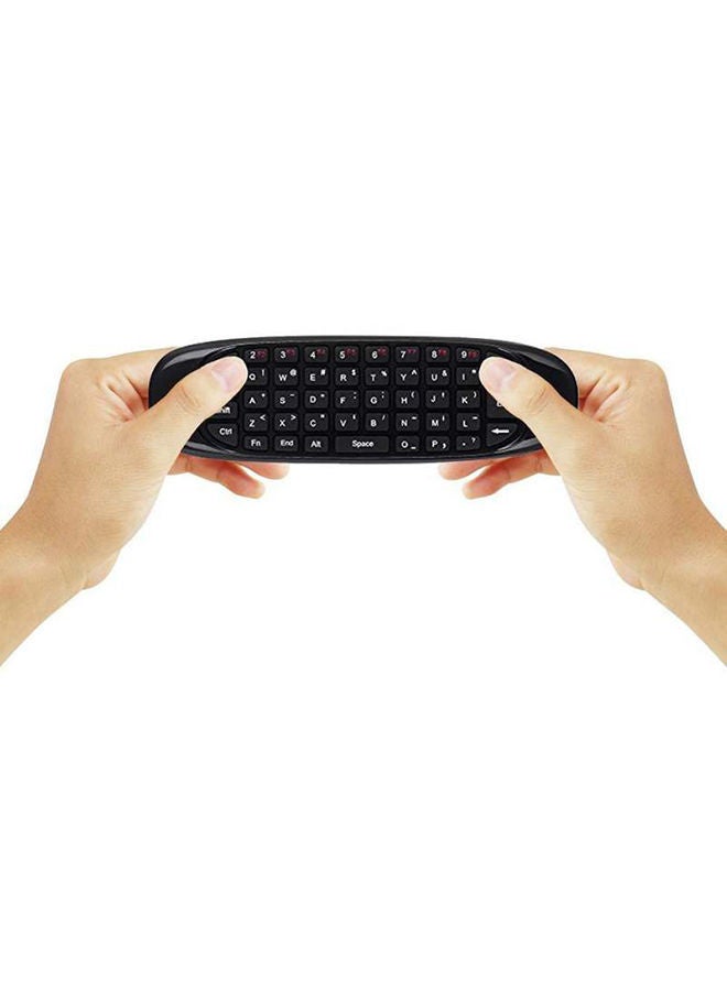NIBEMINENT C120 Wireless Air Mouse Remote Controller With Keyboard Black - Image 2
