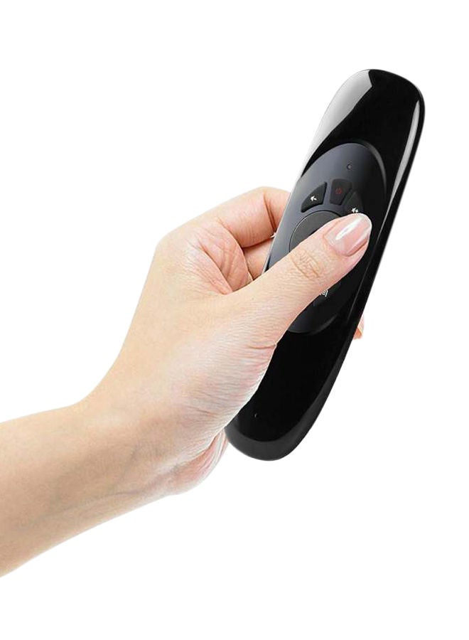 NIBEMINENT C120 Wireless Air Mouse Remote Controller With Keyboard Black - Image 3