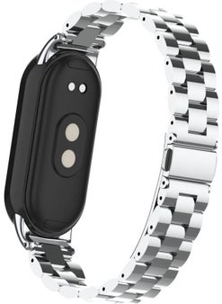 ZORE Xiaomi Mi Band 9 Krd-04 Metal Strap-Silver  - Image 5