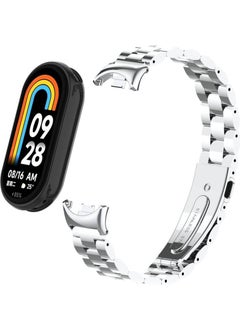 ZORE Xiaomi Mi Band 9 Krd-04 Metal Strap-Silver  - Image 3