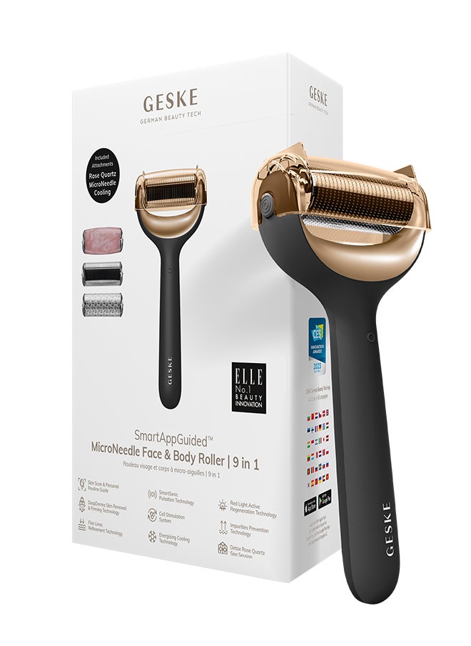 GESKE Microneedle Face & Body Roller 9 In 1 Grey  - Image 1