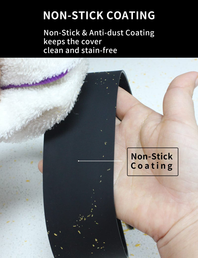 Donpearl 30 inch Black Stove Gap Covers (2 Pack), Silicone Gap Filler for Stove and Counter, Oven Edge Side Gap Guards, Kitchen Range Crumb Catcher Strips between Stovetop and Countertop - Image 5