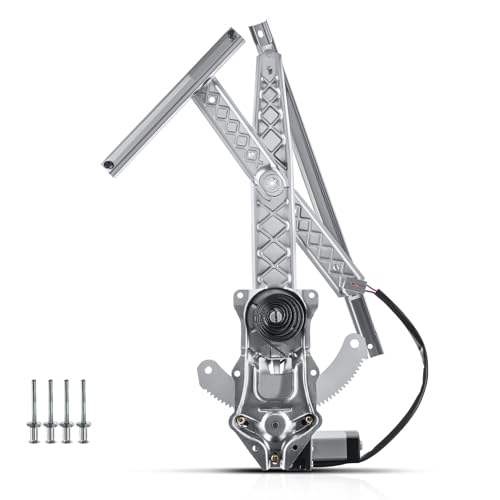 YHTAUTO Front Passenger Side Power Window Regulator With 2-Pin Motor Assembly for Ford Expedition 1997-2002, F-150 2001 & Lincoln Navigator 1998-2002 - Image 1