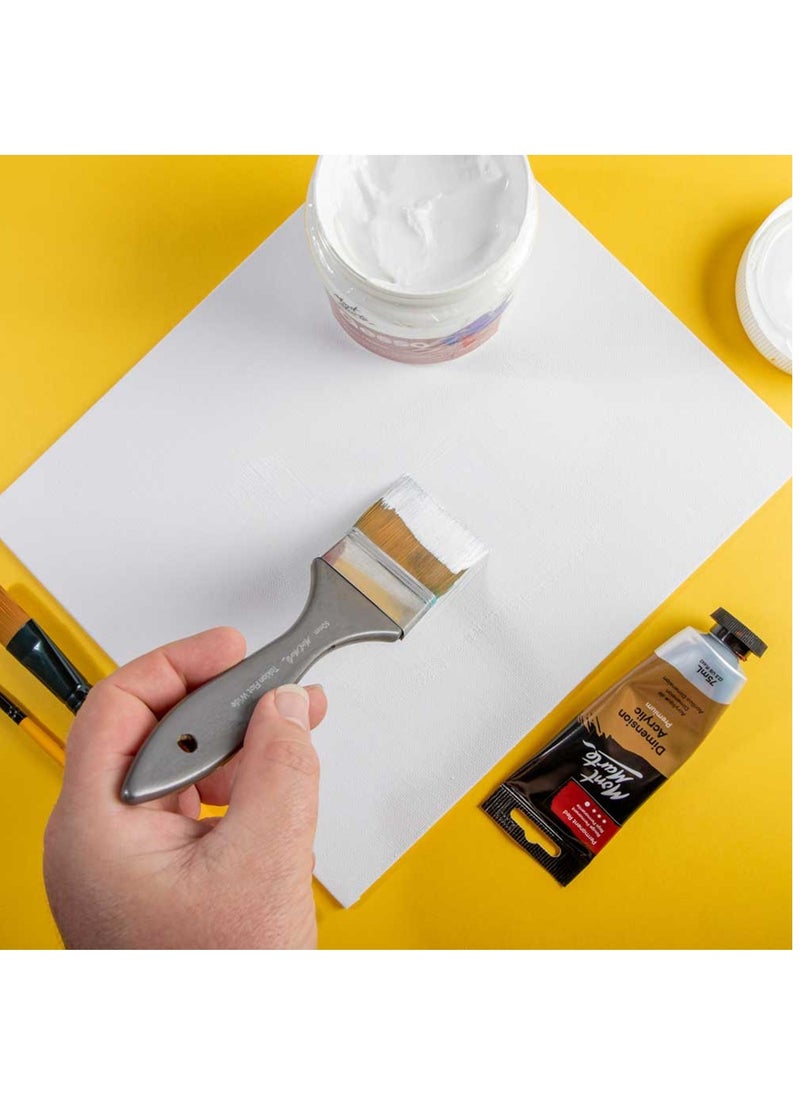 Mont Marte - Premium Artist Acrylic Brush Taklon Flat 50mm Width - Image 1