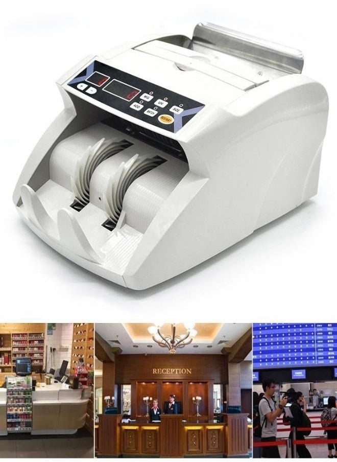 TF-401 Currency Counting Machine Money Counter Multi Currency Counting Machine Counterfeit Money Detectors