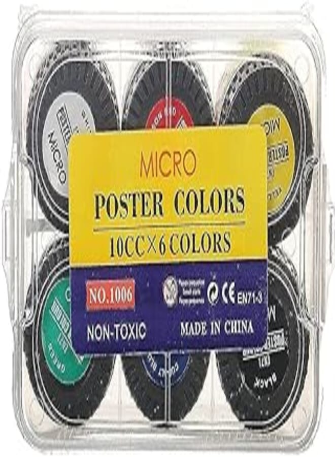 Micro Poster Gouache Colors - Set of 6