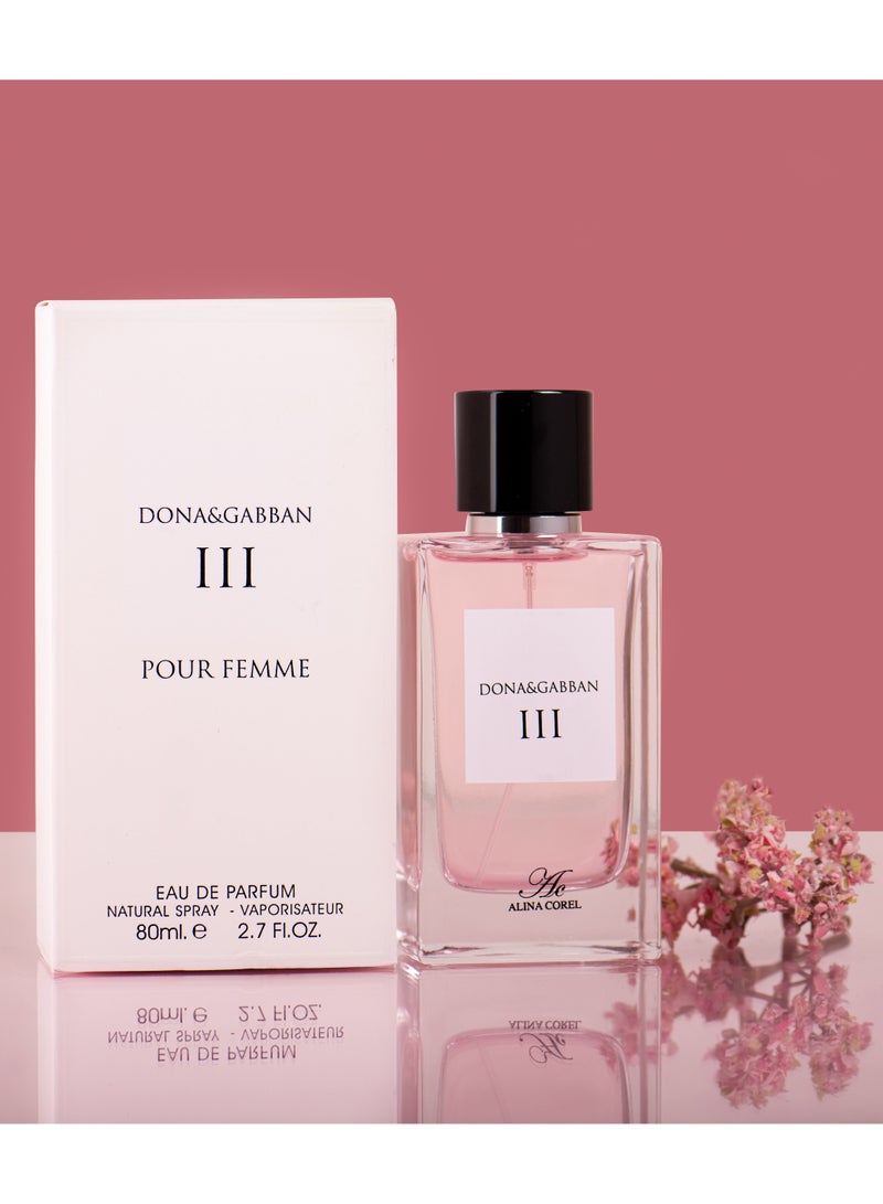 Alina Corel Donna and Gabban III for women by Alina Corel 80 ml - Image 1