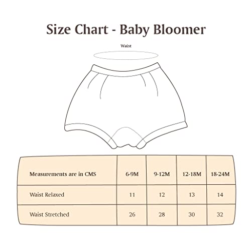 superbottoms Basic™ Bloomer for Kids | Unisex, 100% Pure Cotton Innerwear | Breathable & Soft Kids Underwear | Baby Bloomers for 18-24m | Colors May Vary Or Can be Similar| Pack of 3 Assorted - Image 5