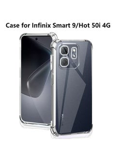 Youque For Infinix Smart 9 4G/Hot50i 4G,TPU Shockproof Protective Case Cover Clear  - Image 1